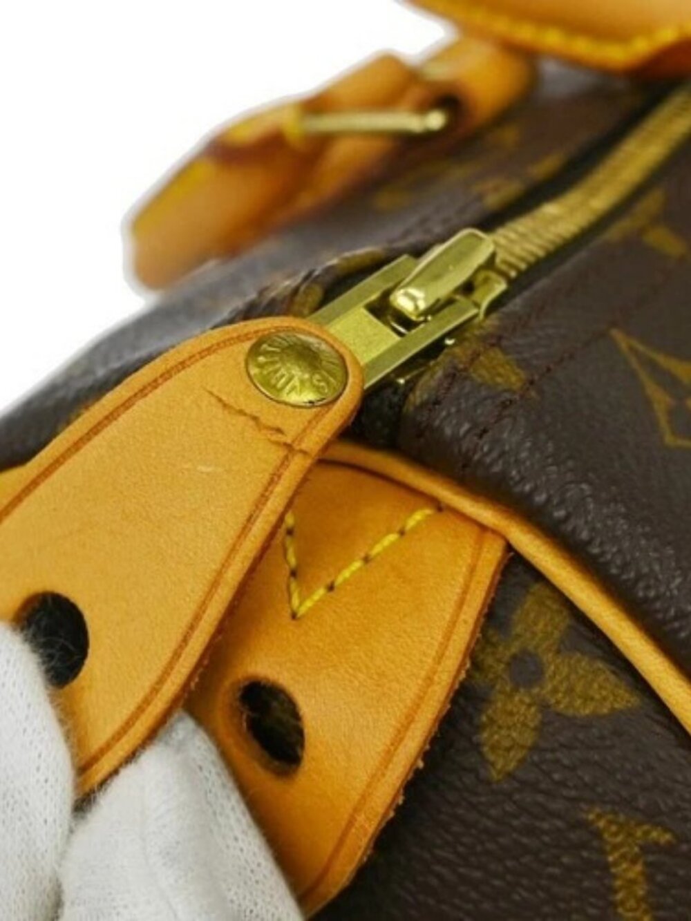 BUYIT03/ LOUIS VUITTON SPEEDY 30 HANDBAG MONOGRAM CANVAS M41526 TH1001 YQ07603 - Picture 6 of 9